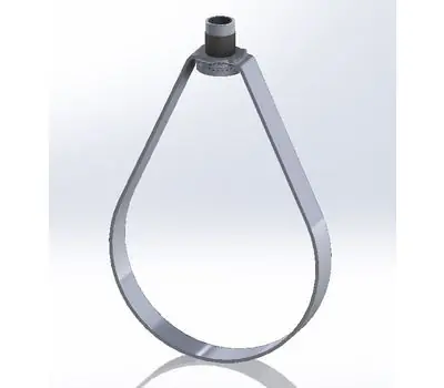 EMPIRE INDUSTRIES 310G0075 3/4 NFPA Galvanized Adjustable Swivel Ring Hanger