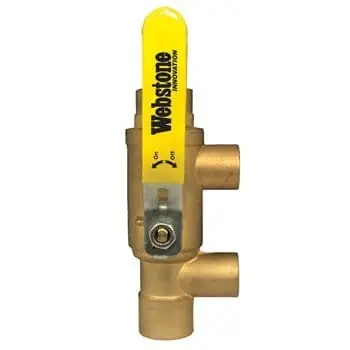 WEBSTONE H-58663 Ball Valve Primary/Secondary 1-1/2 x 3/4