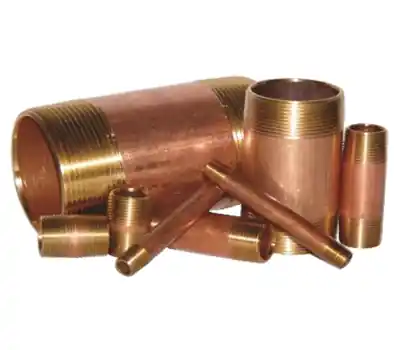 MATCO-NORCA NBR034 1/2 x 4 in. Brass Nipple Lead Free Import