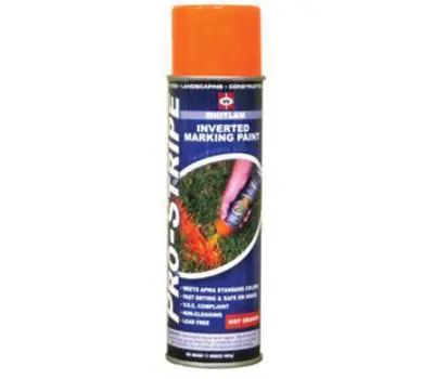 JC Whitlam #MP-HOTORANGE Pro-Stripe Inverted Marking Paint Hot Orange 17 oz.