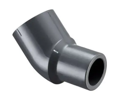 NIBCO 827-010 1 PVC80 45 STR EL SPGXSOC