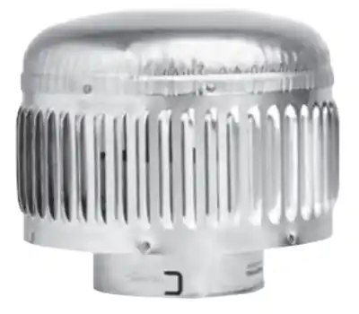 Metal-Fab 4MCHP 4 in. Galvanized Steel Vent Cap