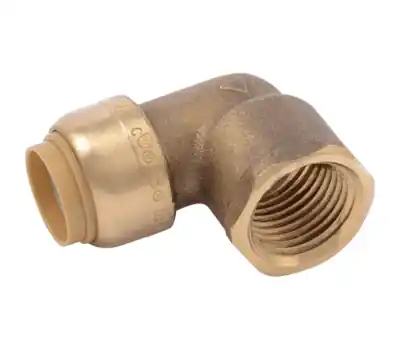CASH-ACME U308LF 1/2X1/2 FNPT 90D ELL