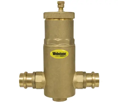 Webstone PRS-7X00 Pro-Connect Air Separator 1-1/4 in. Forged Brass