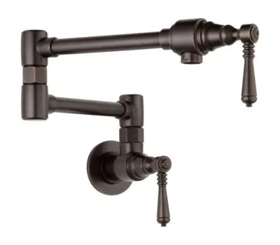 Brizo 62810LF-RB Traditional 2-Handle Pot Filler 23-1/4 in. Oil Rubbed Bronze