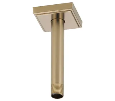 Brizo RP70764GL Essential 6 in. Ceiling-Mount Shower Arm with Square Flange