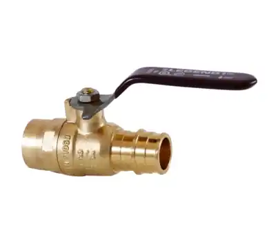 LEGEND VALVE 101-474NL 3/4 in. Sweat x PEX Forged Brass Lever Handle Ball Valve, Lead Free