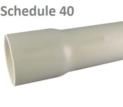 CHARLOTTE PIPE PVC09400B 4X20 S40 BE PIPE
