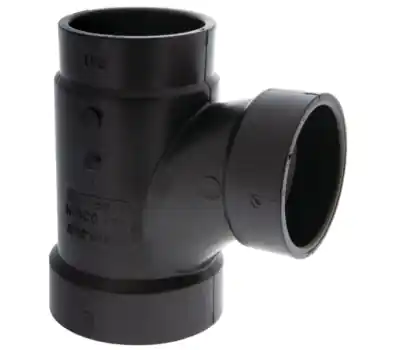 NIBCO 5811RR 2 in. Hub x 1-1/2 x 1-1/2 in. Hub ABS DWV Sanitary Tee