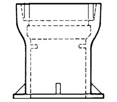 TYLER PIPE 144960 Cast Iron Valve Box Top for 2-Piece Slip Type Valve Boxes