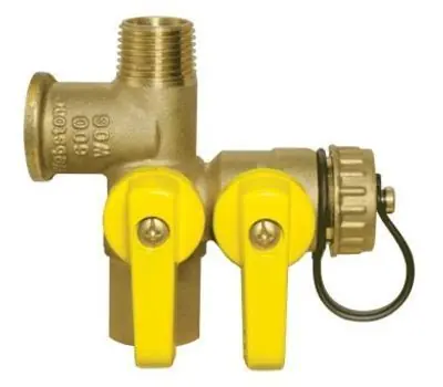WEBSTONE THD-X167 Pro-Pal Forged Brass Full Port Ball Valve with Hi-Flow Hose Drain