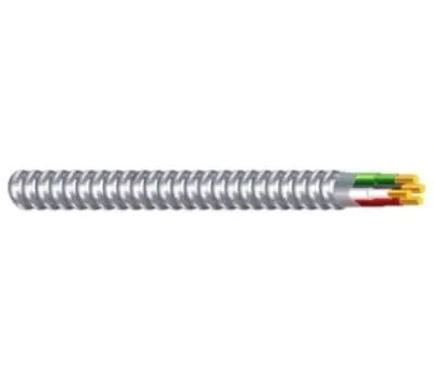 Copper MC-AL-14/2-SOL-W/GRN-GRD THHN/THWN-2 Inner Copper MC Armored Cable 250 ft.