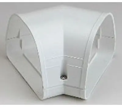 RectorSeal 84112 Fortress 4-1/2 in. PVC 45-Degree Flat Elbow, Ivory