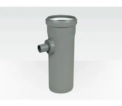 Centrotherm Eco Systems ISHDT04 4 in. Horizontal Drain Tee for Universal Ball Valve Siphon