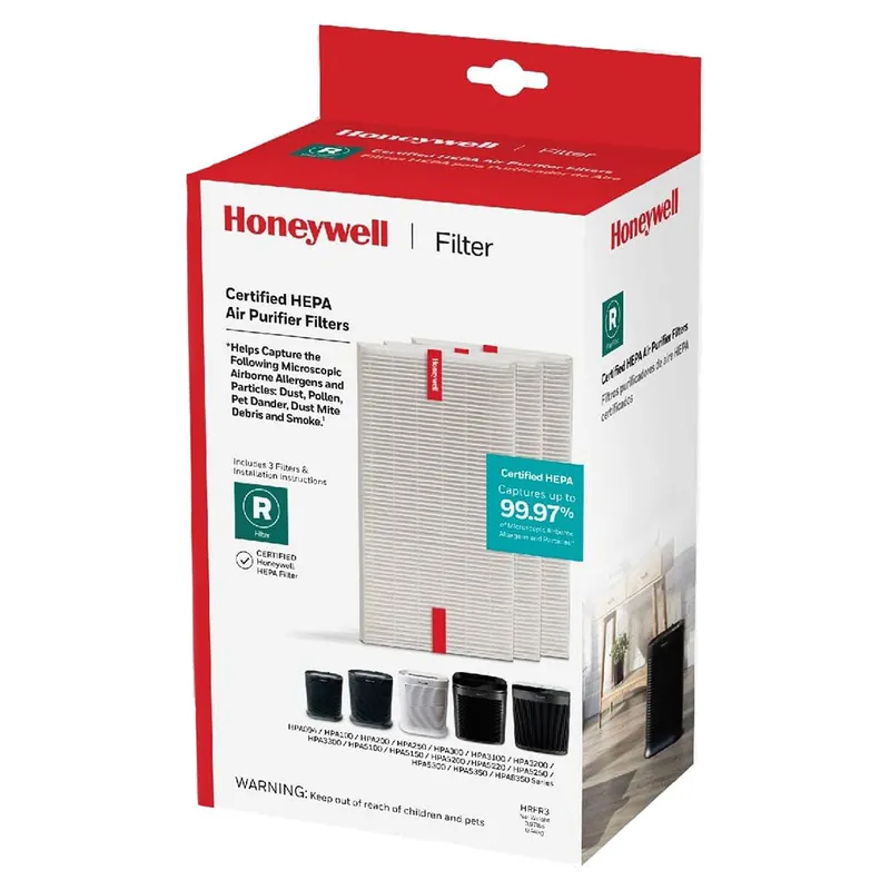 Honeywell HRF-R3 Filter R True HEPA Replacement Filters 3 Pack