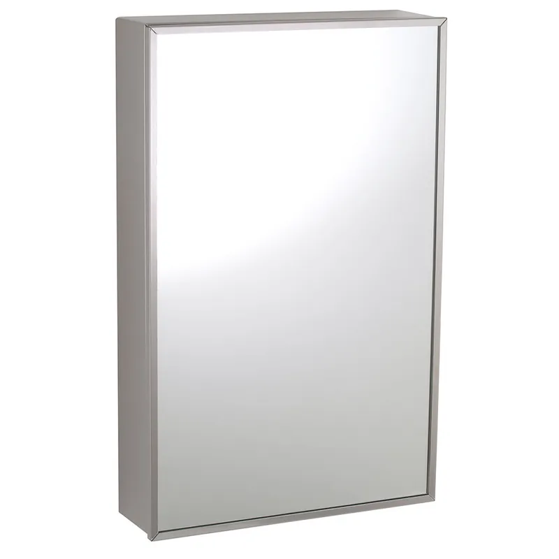 Bobrick 299 Surface-Mounted Medicine Cabinet 17 Inches Width x 26-7/8 Inches Height x 5 Inches Depth
