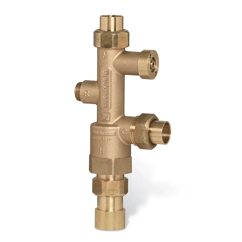 HONEYWELL AMX102-US-1LF/U AMX Series DirectConnect Mixing Valve 1 in Union Sweat