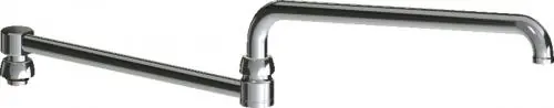 Chicago Faucets DJ26LEOJKABCP 26inch Double-jointed Swing Spout