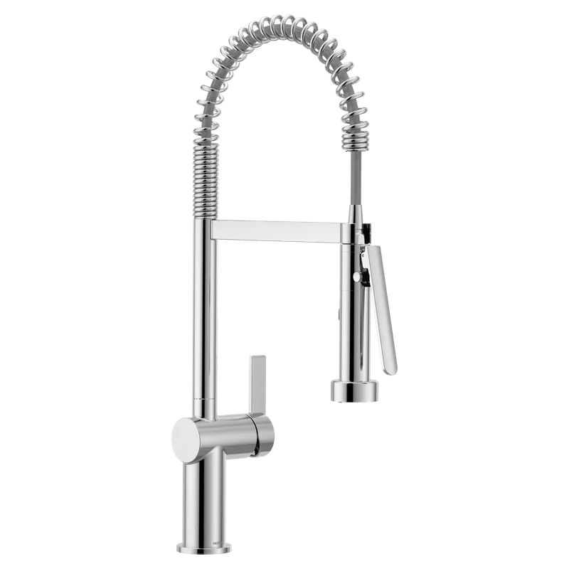 Moen 7822SRS Cia One-Handle Pre-Rinse Spring Pulldown Kitchen Faucet