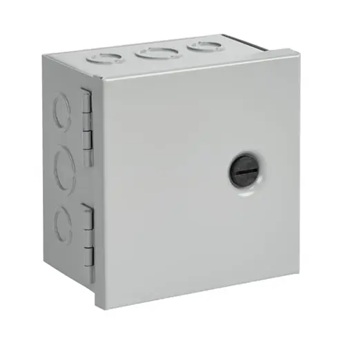 Hoffman AHE12X12X4 Hinged-Cover with Knockouts Type 1 12.00x12.00x4.00