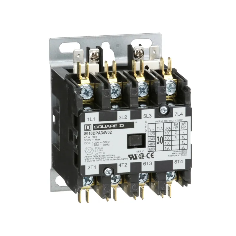 SQUARE D 8910DPA34V02 Definite Purpose Magnetic Contactor 30 A