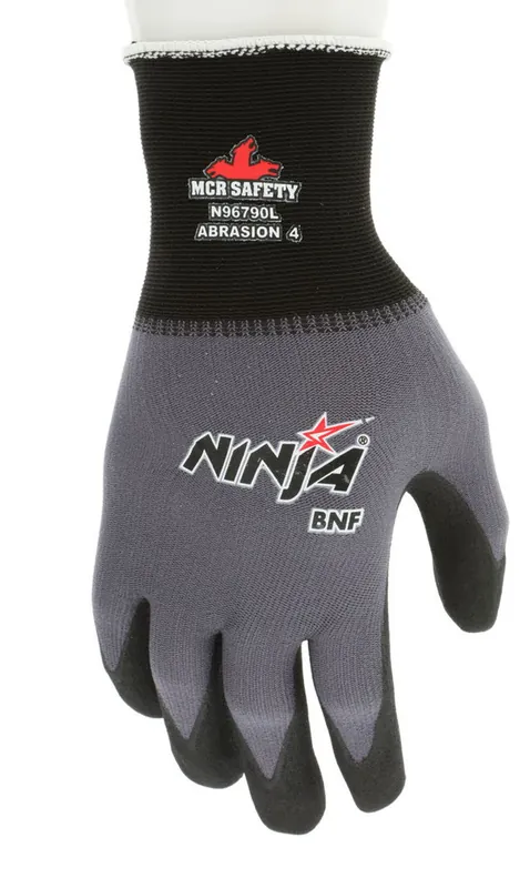 MCR Safety N96790XL Ninja Nitrile Coated Work Gloves