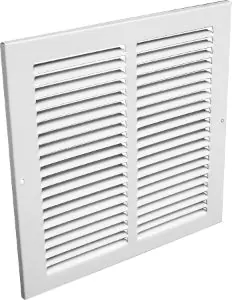 Continental Industries G25W1410 Return Air Grille 14 x 10 Replaces 5001410WH