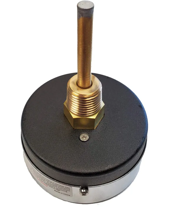 KODIAK CONTROLS 4104R-3.25-2-70200 Tridicator Pressure Gauge 0-200 psi