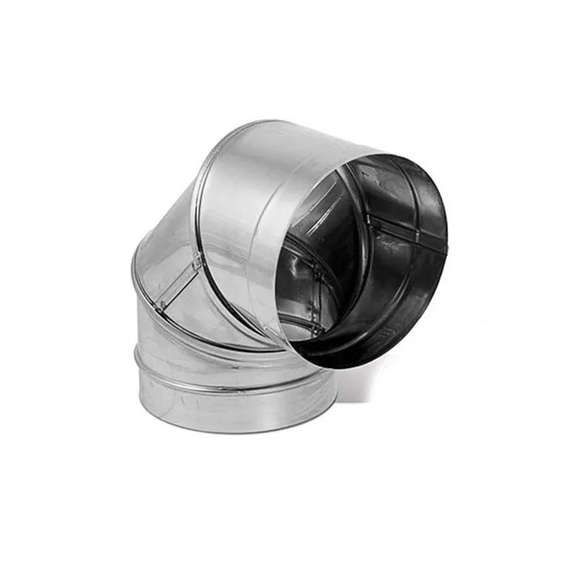 SIMPSON DURAVENT 6DBK-E90SS 6inch DuraBlack Stainless Steel 90 Deg. Elbow