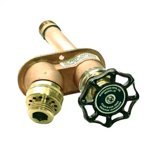 Woodford Manufacturing 25P-10 Model 25 10 inch Anti-Siphon Auto Draining Residential Wall Faucet