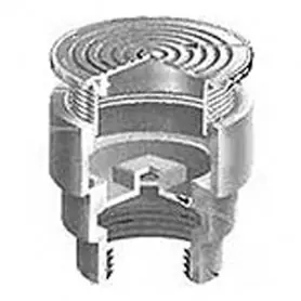 MIFAB C224-R-4 C1224-R-4 4in No-Hub Cleanout 5in Dia. Ductile Iron Top