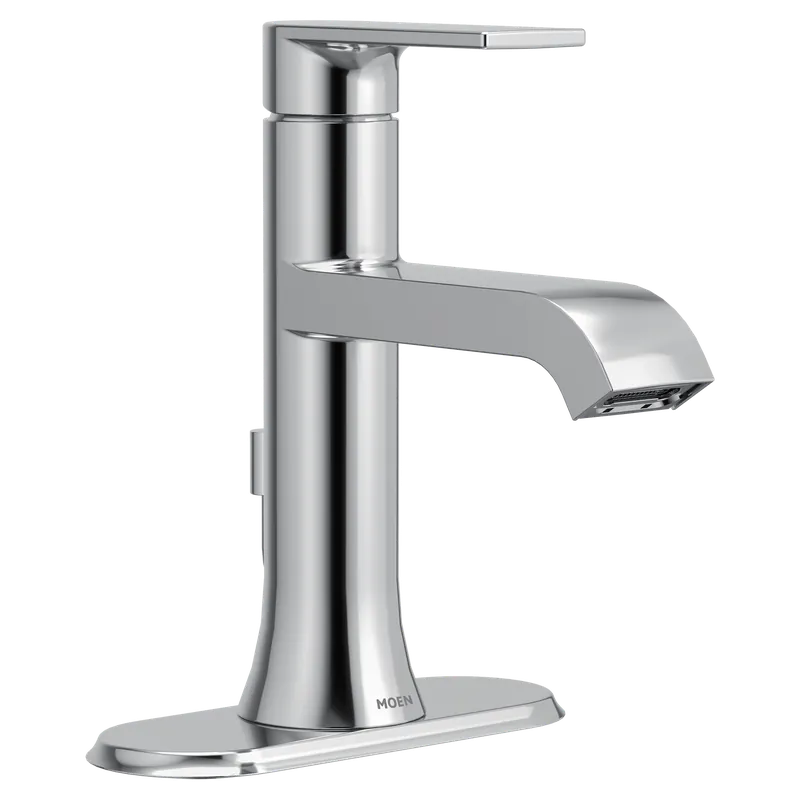 Moen 6706BL Genta LX One-Handle High Arc Bathroom Faucet