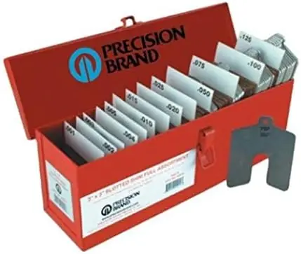 Precision Brand 42940 Slotted Shim Mini Assortment Size A 2 x 2 in.