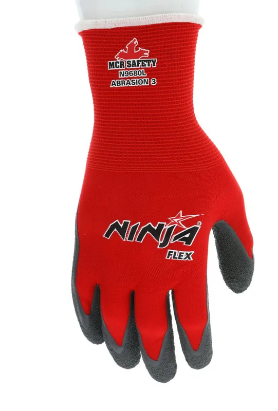 MCR Safety N9680XL Ninja Coated-Palm Gloves X-Large