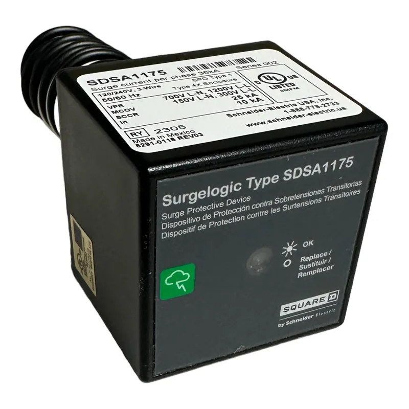 Square D SDSA1175 Panel Mounted Single Phase Type 1 Surge Protective Device
