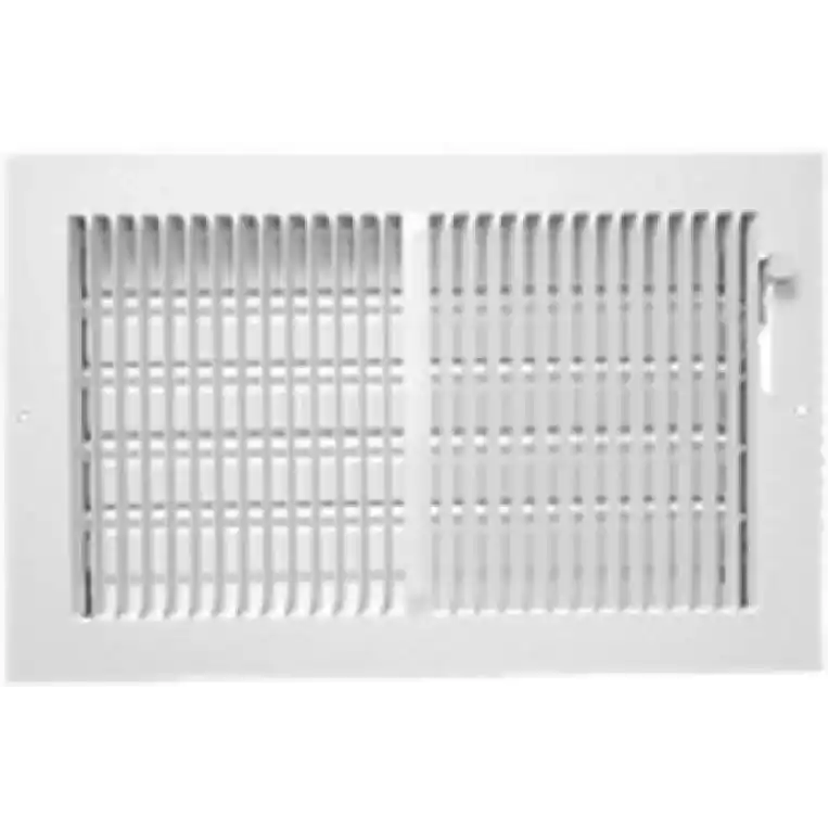 CONTINENTAL INDUSTRIES 32W1206 Sidewall/Ceiling Register 2-Way