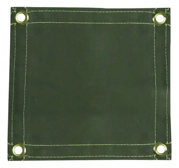 Tillman 583R68 6' X 8' Olive Cotton Canvas Welding Screen