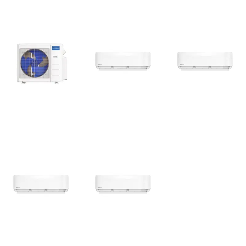 MRCOOL DIY Multi-Zone 27000 BTU 5th Gen Mini Split Heat Pump System R454B 23 SEER2 (6k+9k+9k+9k)