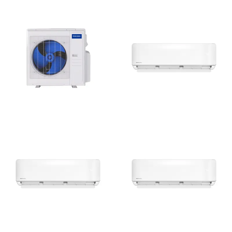MRCOOL DIY Multi-Zone 36000 BTU 5th Gen Mini Split Heat Pump System R454B 23 SEER2 (12k+12k+24k)