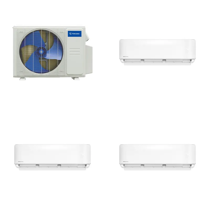 MRCOOL DIY Multi-Zone 18000 BTU 5th Gen Mini Split Heat Pump System R454B 23.9 SEER2 (6k+6k+6k)