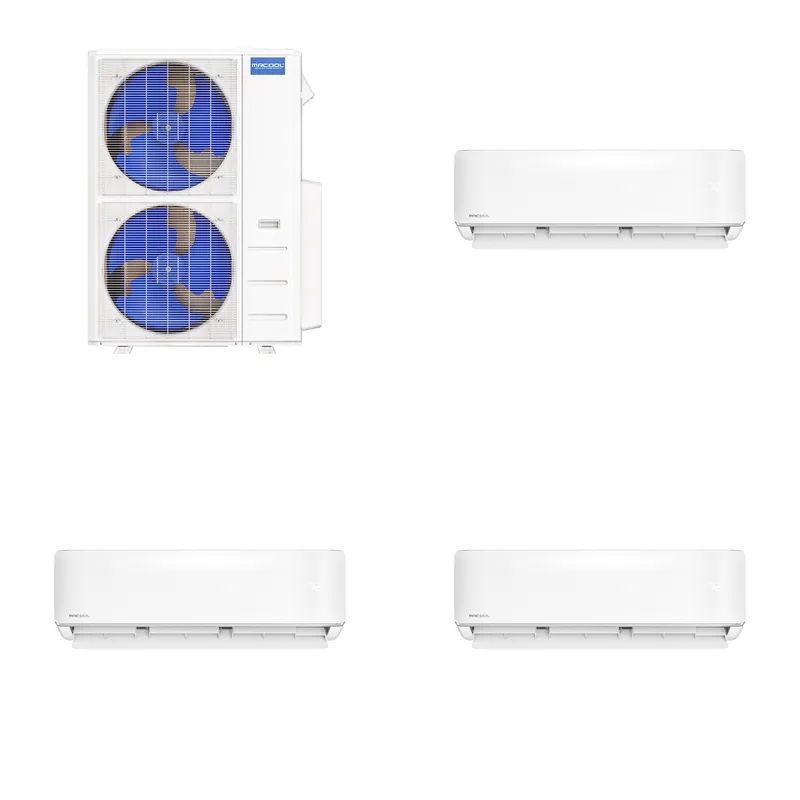 MRCOOL DIY Multi-Zone 55000 BTU 5th Gen Mini Split Heat Pump System R454B 22 SEER2 (12k+12k+24k)