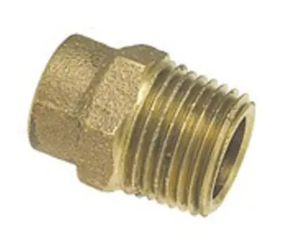 NIBCO 704F34 3/4 in. Sweat x Male Wrot Copper Flush Adapter