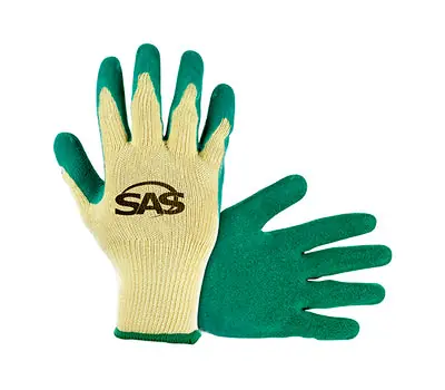 SAS SAFETY SAS6638 WRINKLE LATEX GLOVE L