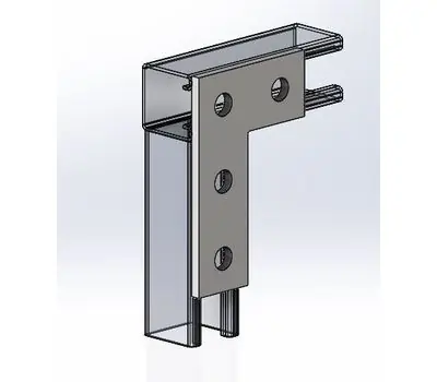 Empire Industries 4070 4-Hole Corner Plate
