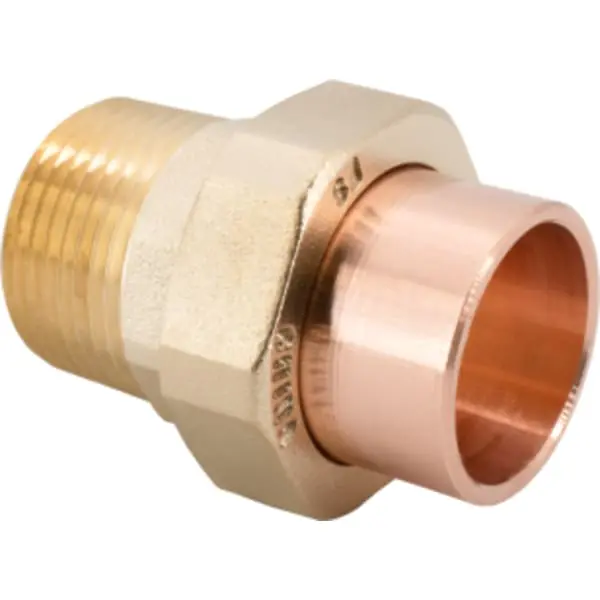 LEGEND VALVE 302-309NL 1-1/4 in. Sweat x Male Brass Large Body Union, Lead Free