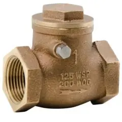 Watts CV 1-1/2 in. IPS Threaded Bronze Tee Pattern Check Valve