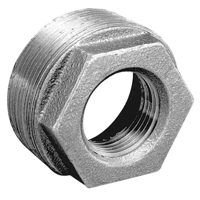 MATCO-NORCA MBBU1004 3 in. Male x 3/4 in. Female Class 150 Black Malleable Iron Hex Reducing Bushing