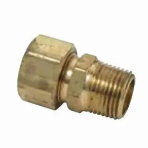 Brass 68-4-6 1/4 in. Comp x 3/8 in. Male Rough Reducing Adapter