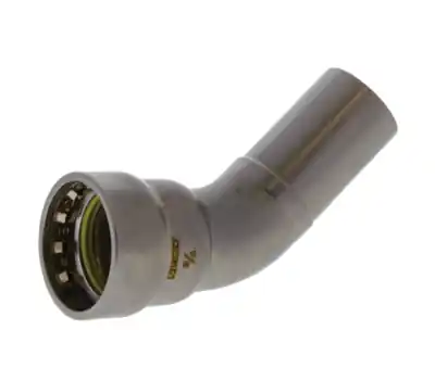NIBCO PRESS SYSTEM PCH206-2 Fitting x Press Carbon Steel 45-Degree Elbow