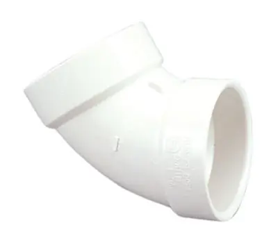 NIBCO 4860 3 in. Hub x Hub PVC DWV 60-Degree Elbow